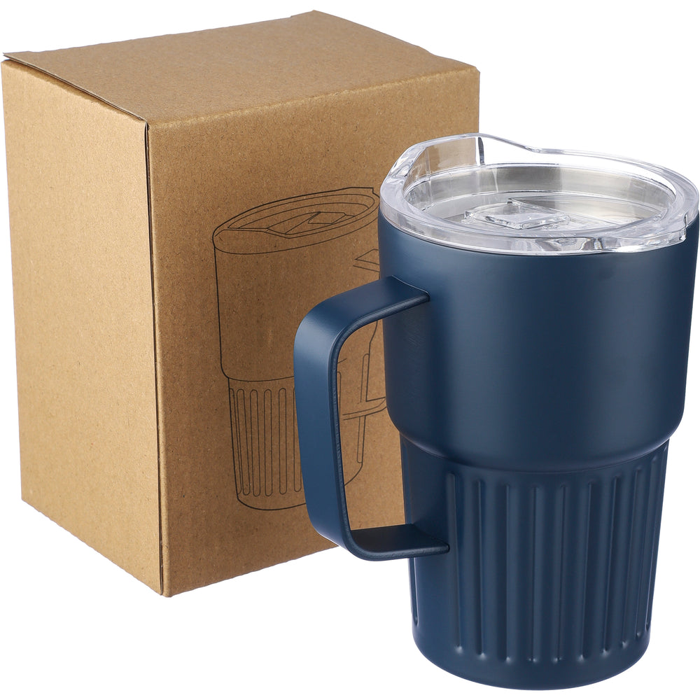 The Calo - Recycled stainless steel double walled travel mug (450ml)