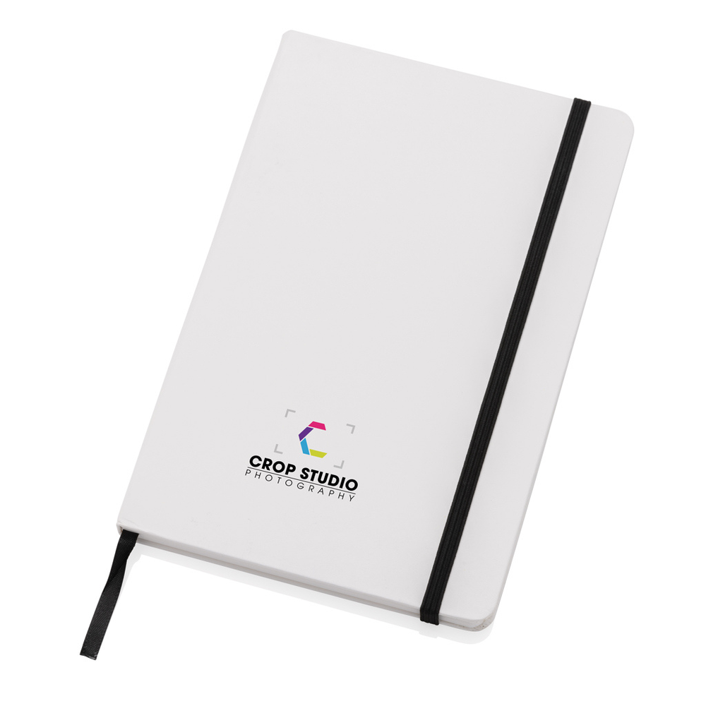 Branded Craftstone A5 recycled kraft and stonepaper notebook