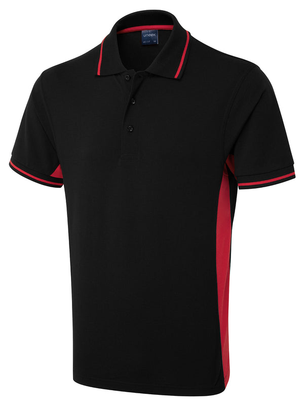 Uneek Two Tone Polo Shirt