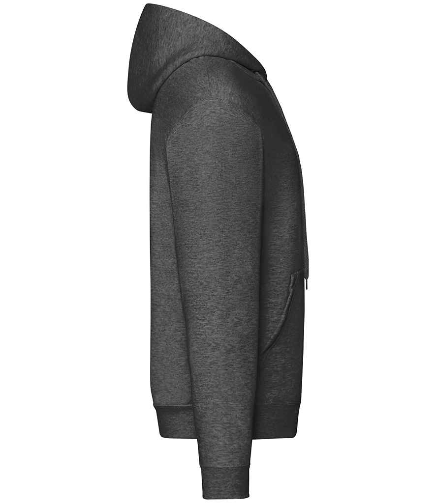 Fruit of the Loom Classic Zip Hooded Sweatshirt Dark Heather