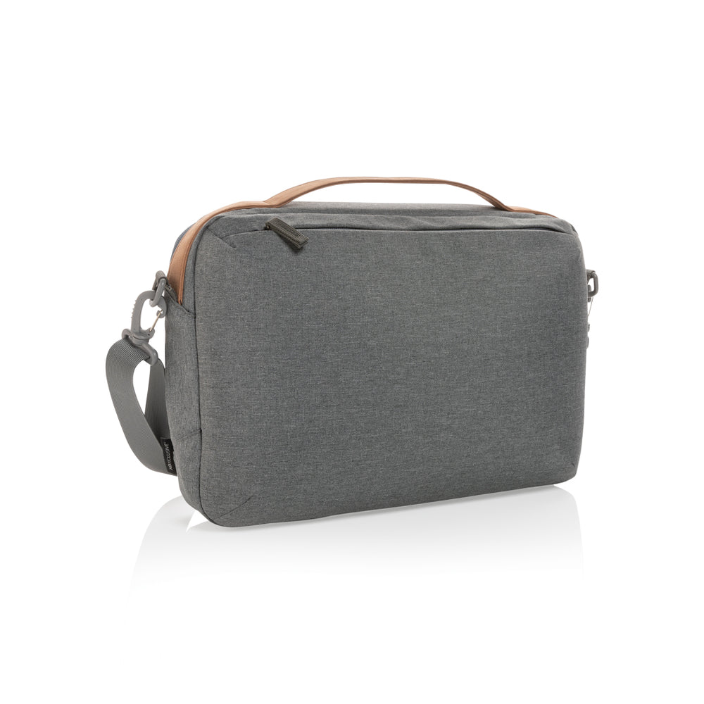 Branded Impact AWARE™ 300D two tone deluxe 15.6" laptop bag