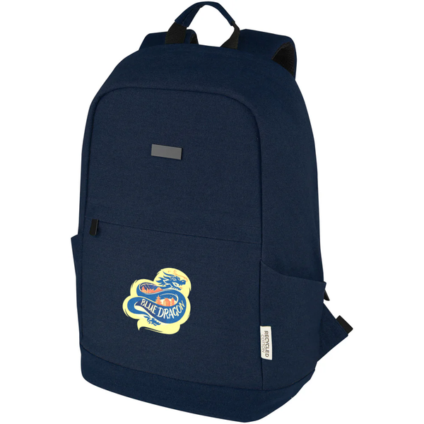Joey 15.6" GRS recycled canvas anti-theft laptop backpack 18L