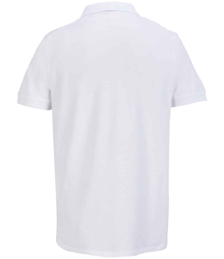 SOL'S Unisex Pacific Twin Piqué Polo Shirt White
