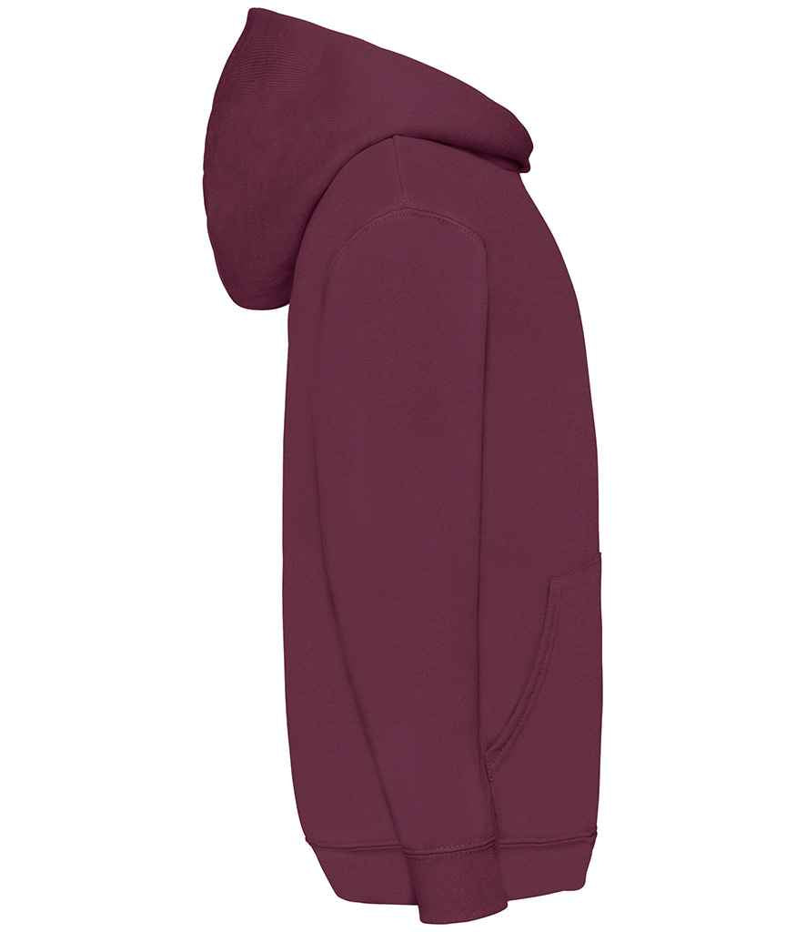 Fruit of the Loom Kids Classic Hooded Sweatshirt Burgundy