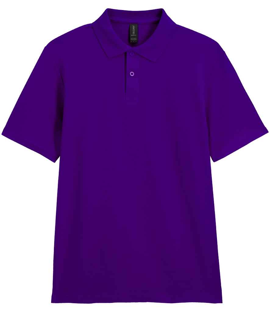 Gildan SoftStyle® Double Piqué Polo Shirt Purple