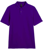 Gildan SoftStyle® Double Piqué Polo Shirt Purple