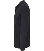 SOL'S Unisex Planet Long Sleeve Piqué Polo Shirt Black
