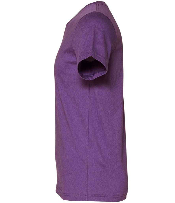 Canvas Unisex Crew Neck T-Shirt Royal Purple