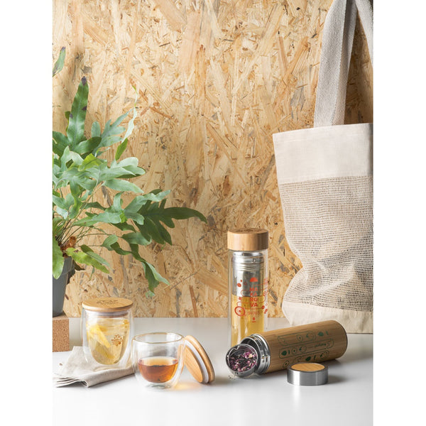 ECUADOR 350. Borosilicate glass travel cup 350 mL