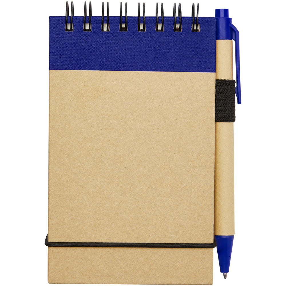 Branded Zuse A7 recycled jotter notepad with pen