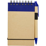 Branded Zuse A7 recycled jotter notepad with pen