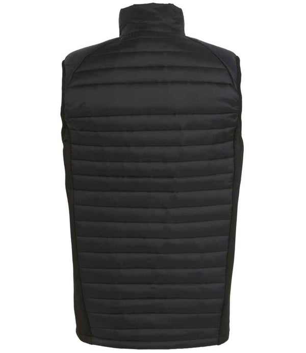 Regatta Navigate Hybrid Bodywarmer Black/Lime Green