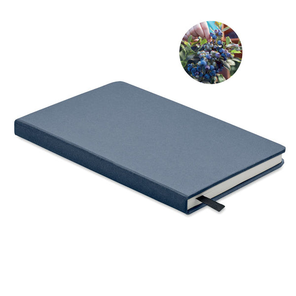 A5 recycled page notebook with Hard Paper Cover
