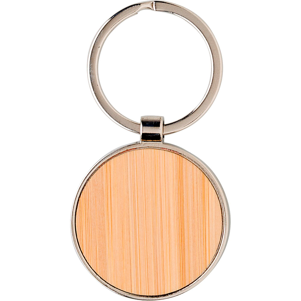 Mellanby Bamboo and metal key chain