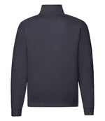 Fruit of the Loom Premium Zip Neck Sweatshirt Deep Navy