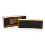 Branded Wynn 10W bamboo wireless speaker