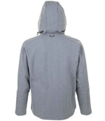 SOL'S Replay Hooded Soft Shell Jacket Grey Marl