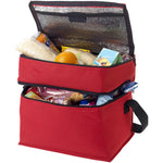 Branded Oslo 2-zippered compartments cooler bag 13L