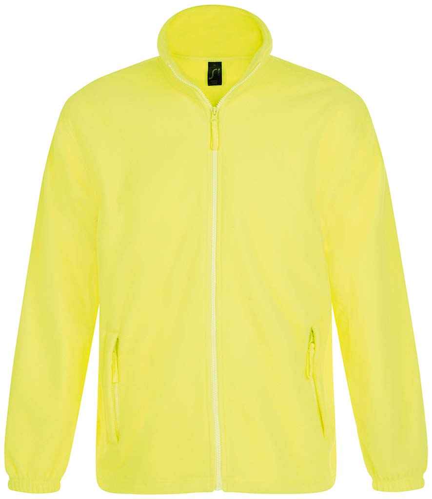 SOL'S North Fleece Jacket Neon Yellow