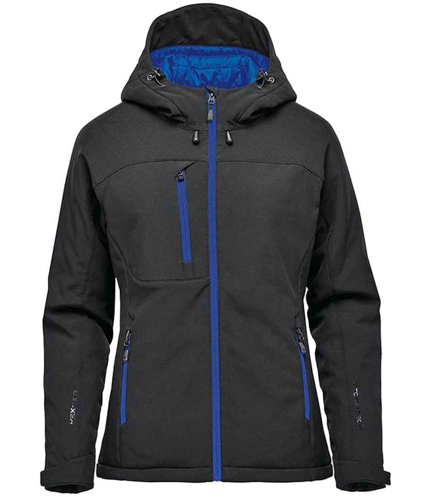 Stormtech Ladies Orbiter Insulated Soft Shell Jacket Black/Azure