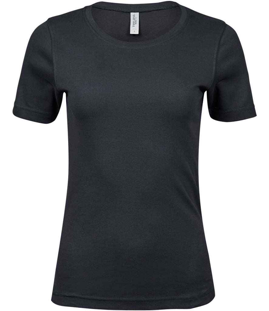 Tee Jays Ladies Interlock T-Shirt Dark Grey