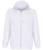 SOL'S Unisex Calipso Eco-Friendly Full Zip Hoodie White