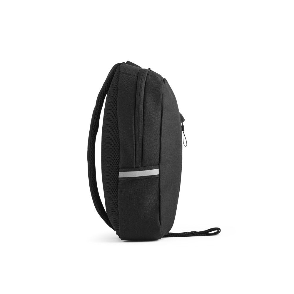 DELFOS. 300D PET (100% rPET) and 600D PET (100% rPET) shoulder bag