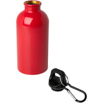 Oregon 400 ml RCS certified single wall stainless steel water bottle with carabiner