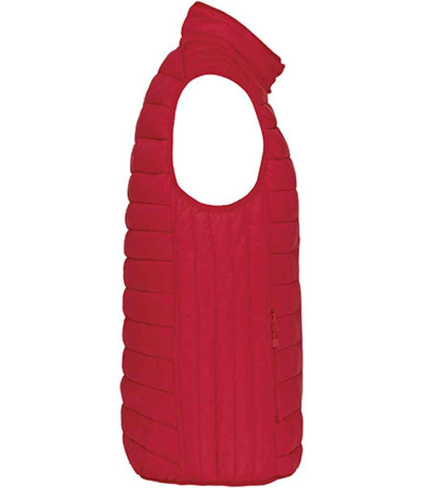 Kariban Lightweight Padded Bodywarmer Red