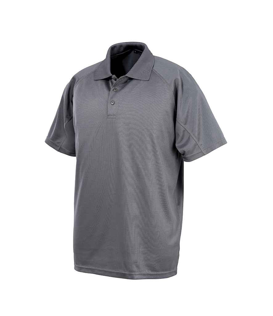 Spiro Impact Performance Aircool Polo Shirt Grey