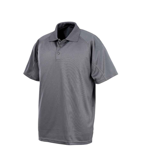 Spiro Impact Performance Aircool Polo Shirt Grey