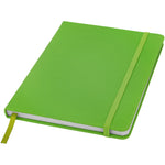 Spectrum A5 hard cover notebook Lime