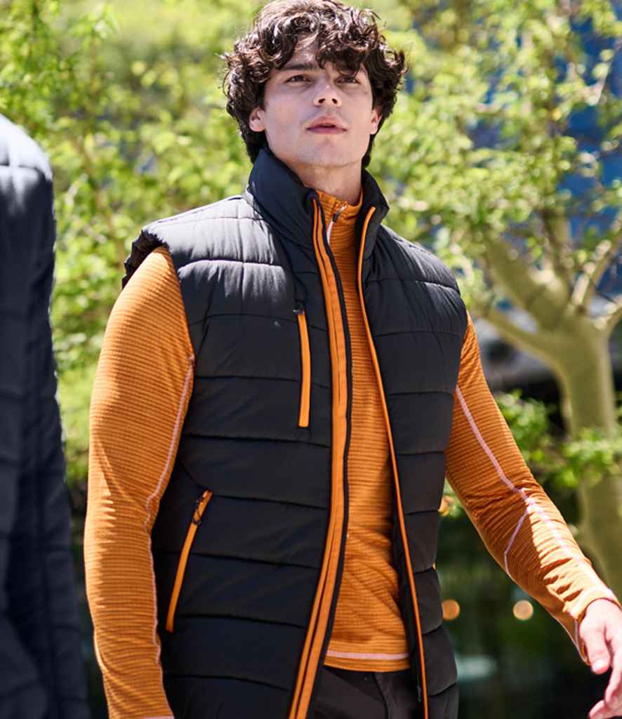 Regatta Navigate Thermal Bodywarmer Black/Orange Pop