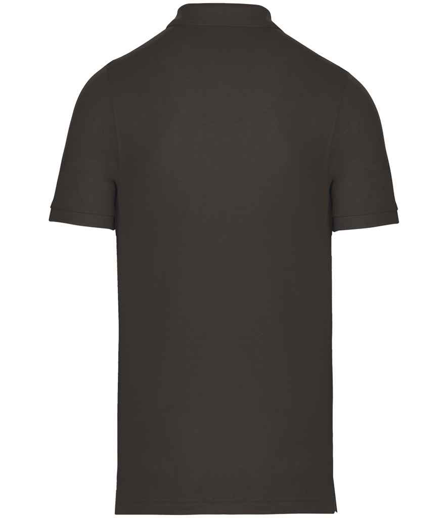 WK Designed to Work Anti-Bacterial Piqué Polo Shirt Dark Grey