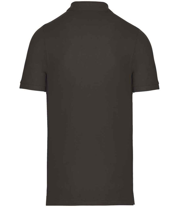 WK Designed to Work Anti-Bacterial Piqué Polo Shirt Dark Grey