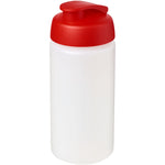 Branded Baseline® Plus grip 500 ml flip lid sport bottle