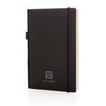 Branded A5 deluxe kraft hardcover notebook