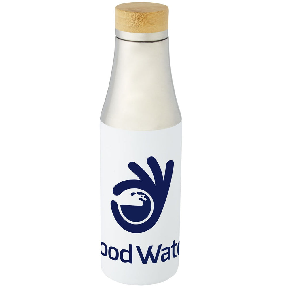 Hulan 540 ml copper vacuum insulated stainless steel bottle with bamboo lid