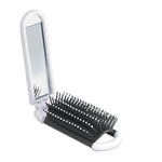 Branded Foldable hairbrush with mirror