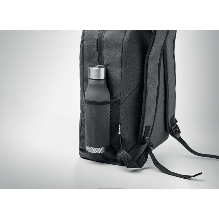 Branded 600D RPET 2 tone backpack