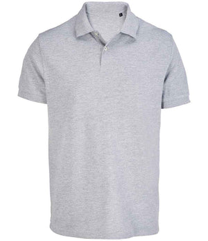 SOL'S Unisex Pacific Twin Piqué Polo Shirt Grey Marl