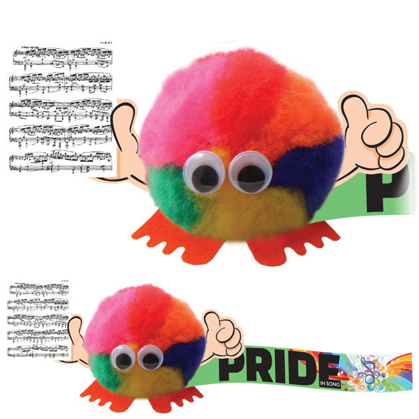 Music Themed Logobug Handholders Music Sheet Handholder
