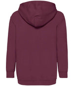 Fruit of the Loom Kids Classic Hooded Sweatshirt Burgundy