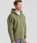 Fruit of the Loom Premium Zip Hooded Sweatshirt Classic Olive