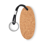 Branded Floating cork key ring