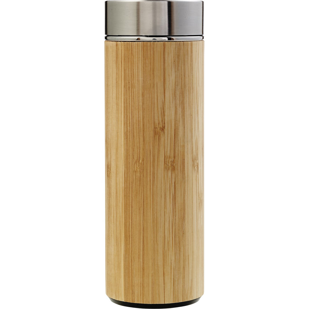 Branded Allensgreen Bamboo bottle with tea infuser (420 ml)
