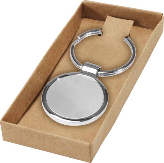 Branded Orlene round keychain