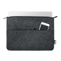 RPET felt zipped laptop bag 14"