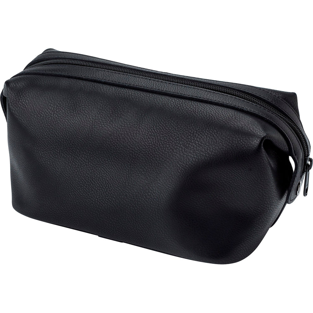 Branded Birkhouse Leather toiletry bag
