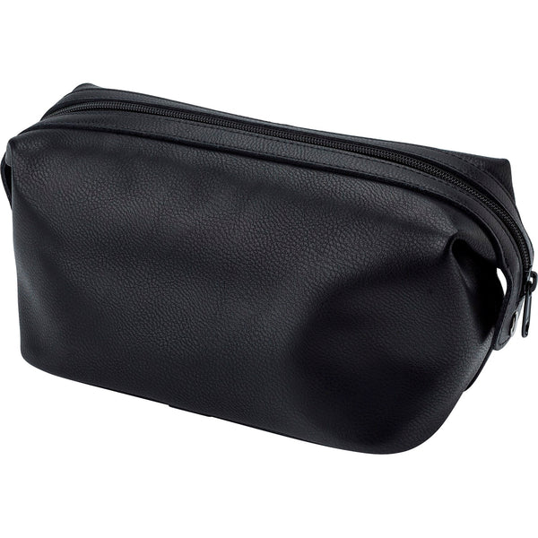 Branded Birkhouse Leather toiletry bag